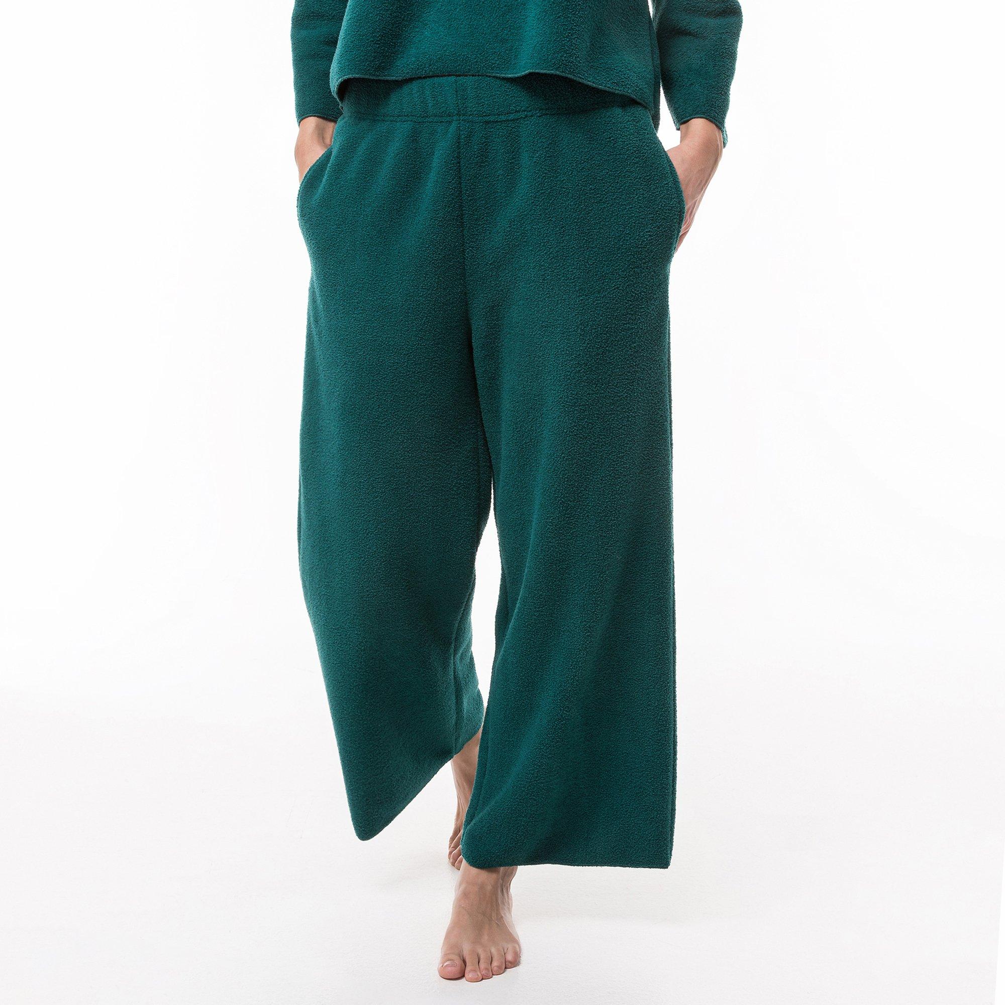 Image of Hose Loungewear Damen Dunkelgrün XS