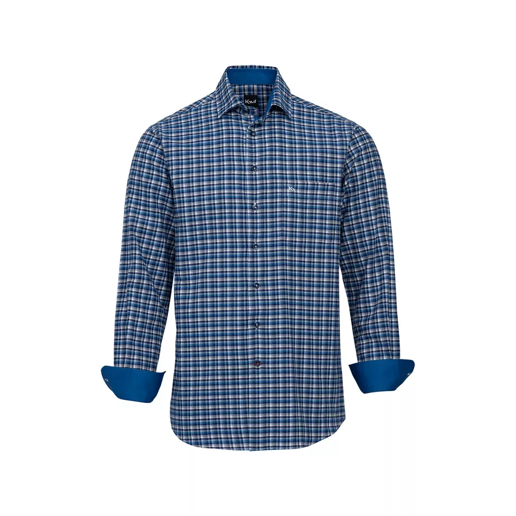 Kauf - Hemd, für Herren, Blau, Größe 38