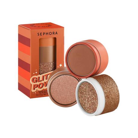 SEPHORA  Glitter Power Multi Purpose Shadow- Trio 