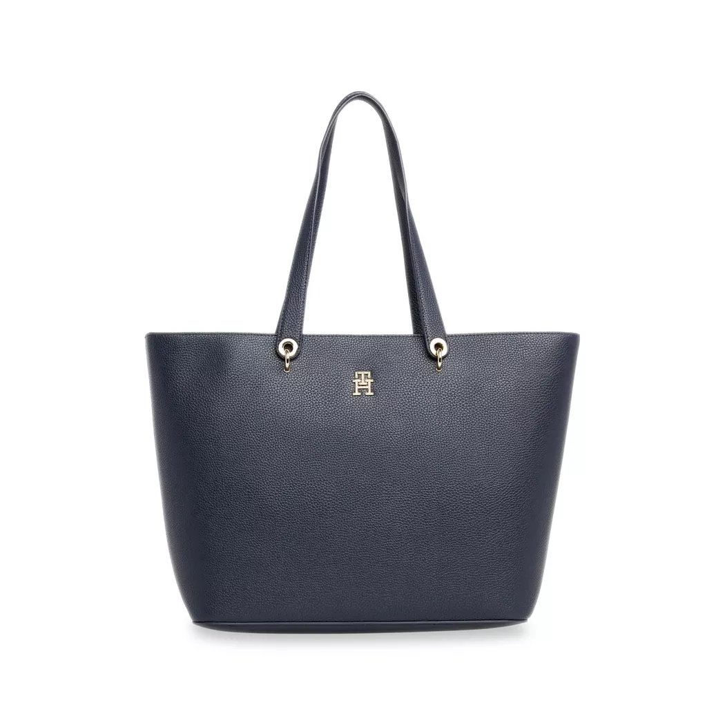 TOMMY HILFIGER Tasche - Shopper TH EMBLEM dunkelblau