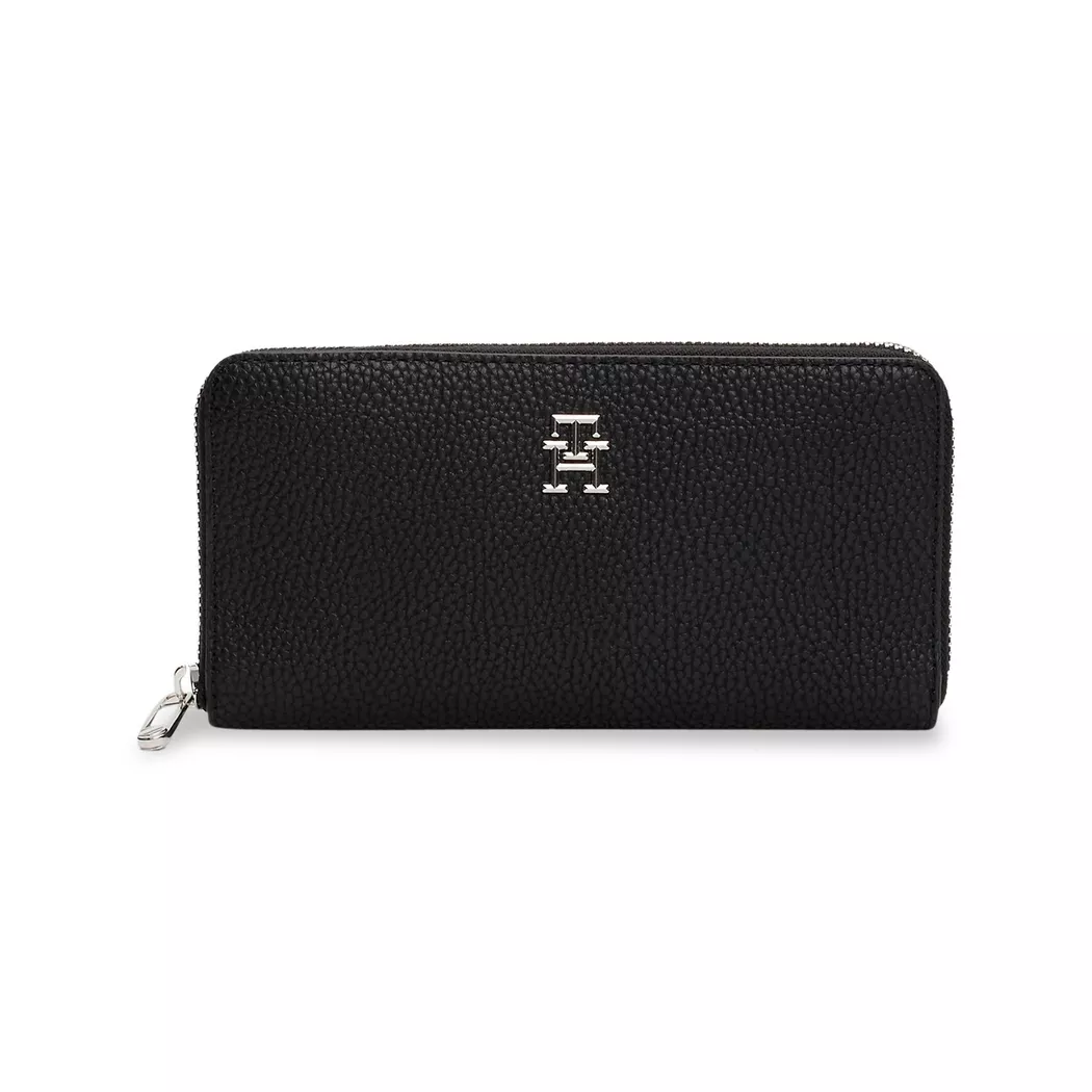 TOMMY HILFIGER Geldbörse TH EMBLEM Large schwarz
