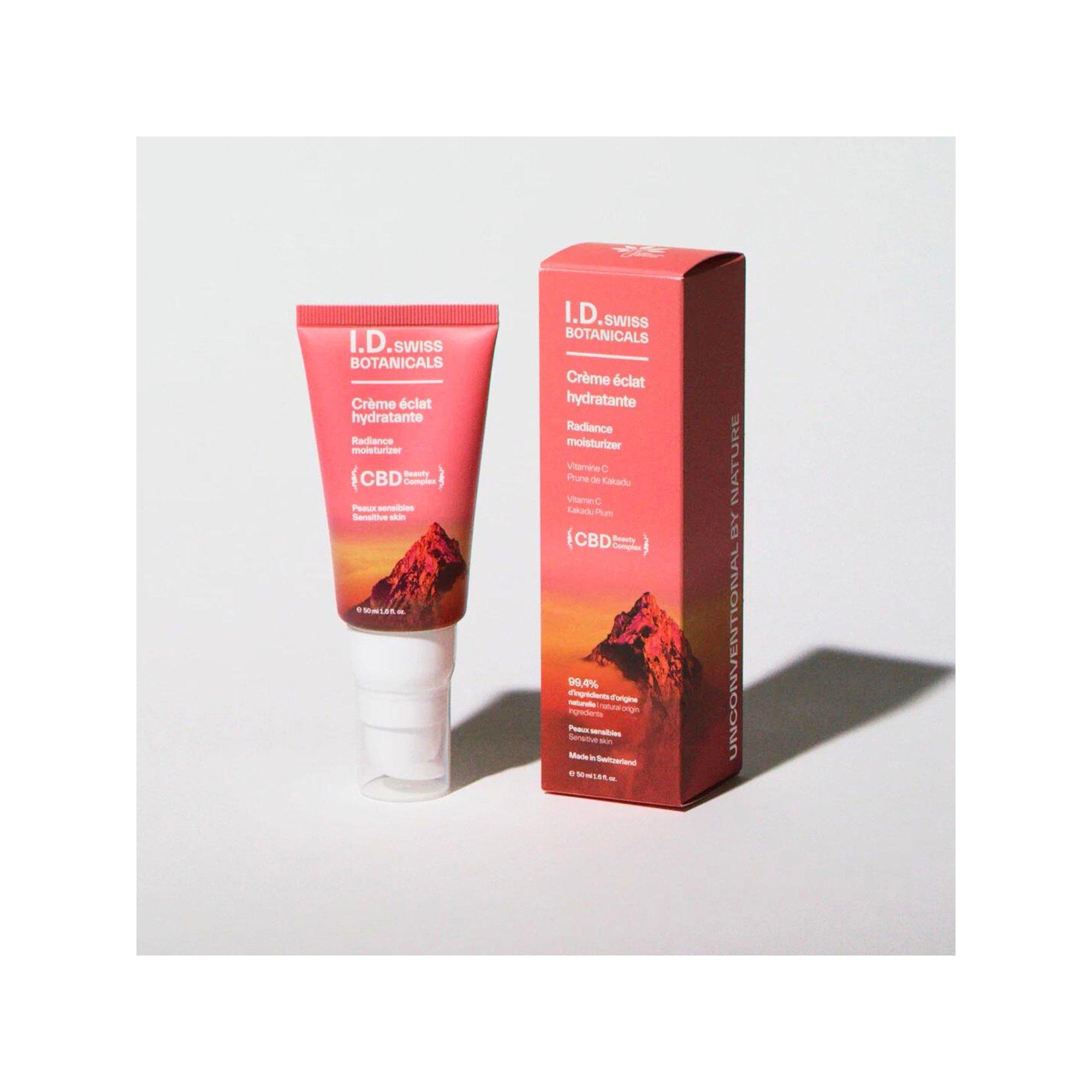 I.D. Swiss Botanicals  Crème Éclat Hydratante Riche en Vitamine C & Vitamine E 