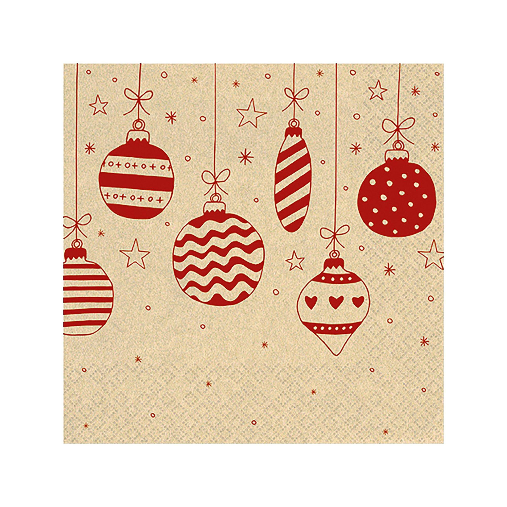 Image of Papierservietten Weihnachten, 20 Stück Papierservietten Weihnachten, 20 Stück