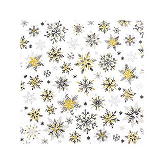 Home Fashion Papierservietten Weihnachten, 20 Stück Sparkling Stars 