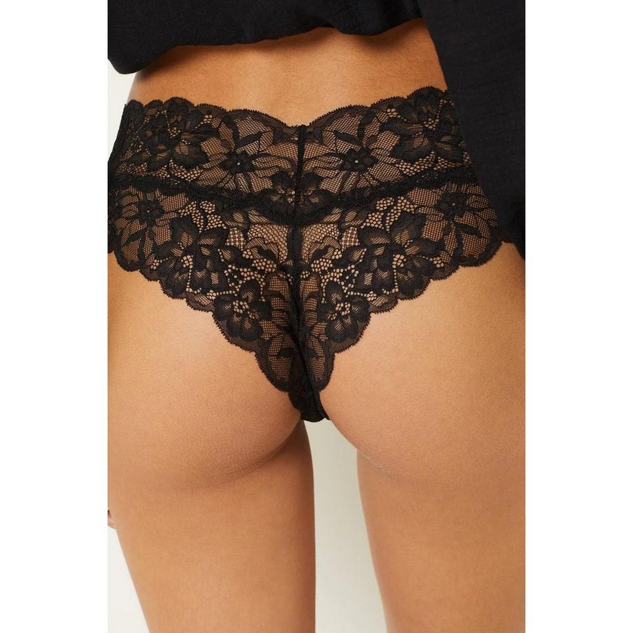 Etam Shorty en dentelle à motif floral  