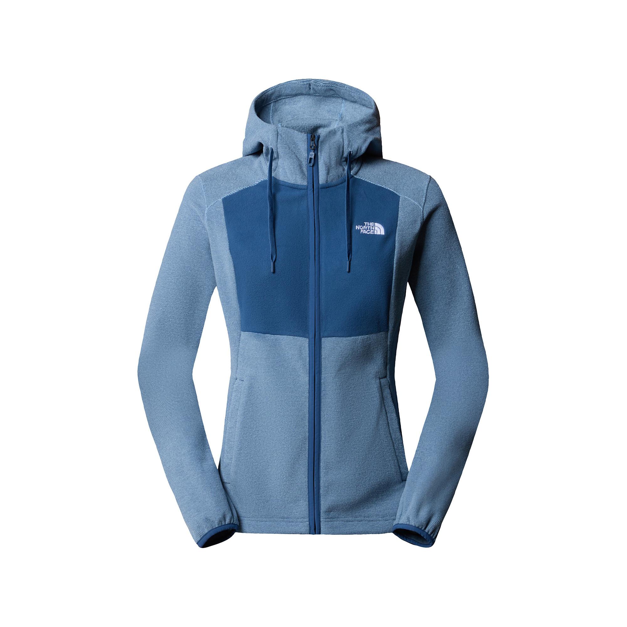 Image of Fleecejacke Mit Kapuze Damen Blau M