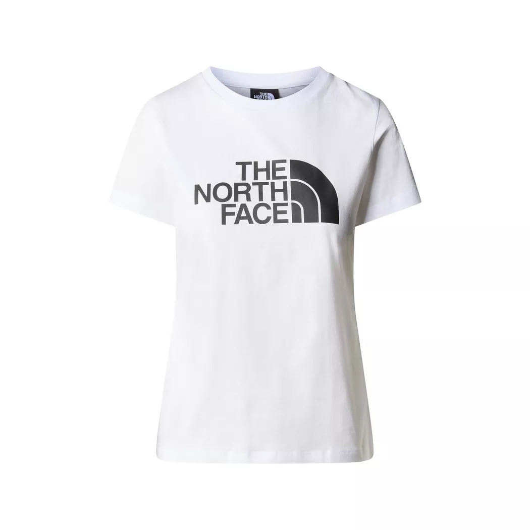 The North Face - T-Shirt, W S/s Easy Tee, M, Weiss