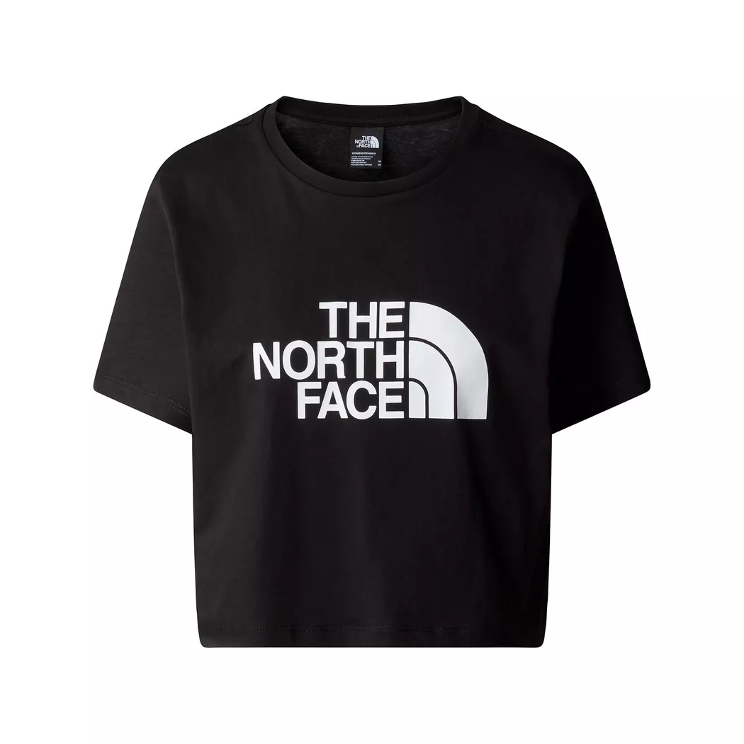 The North Face W S/S Cropped Easy Tee Crop Top Black S