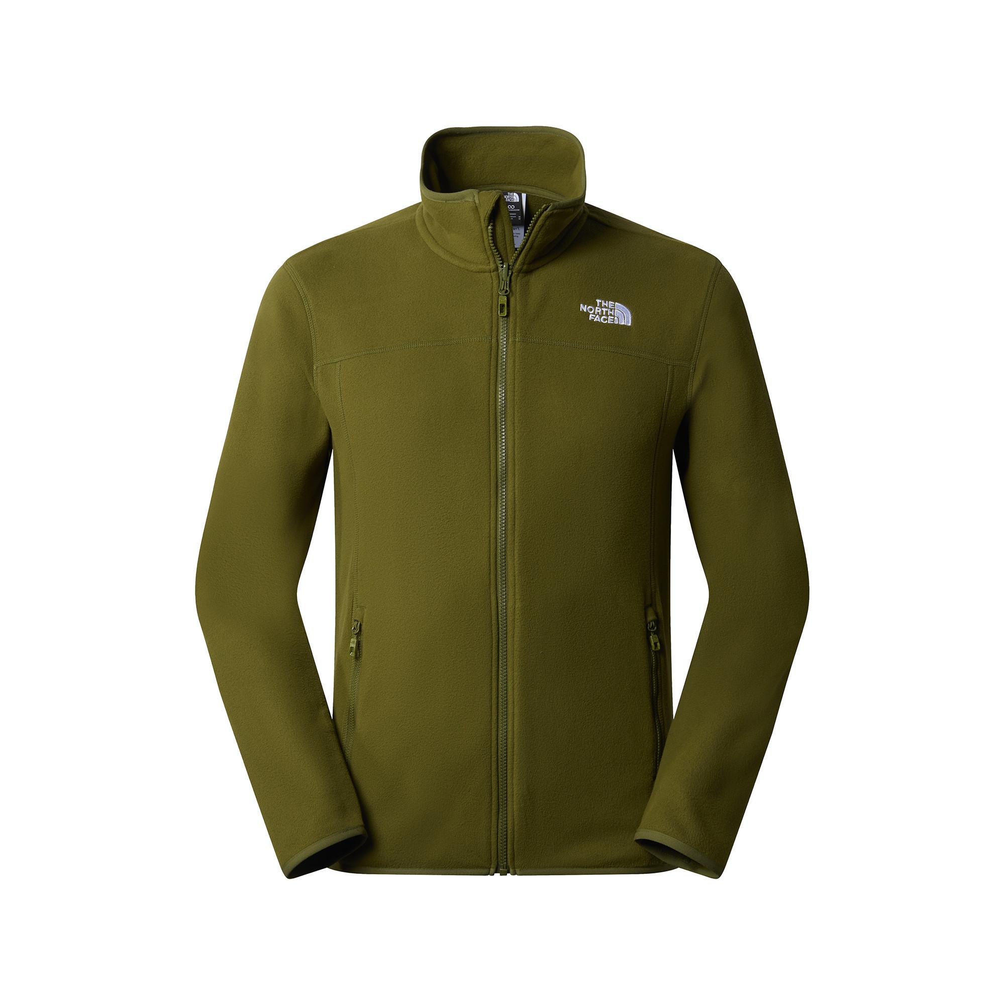 THE NORTH FACE M 100 GLACIER FULL ZIP Giacca di pile senza cappuccio 