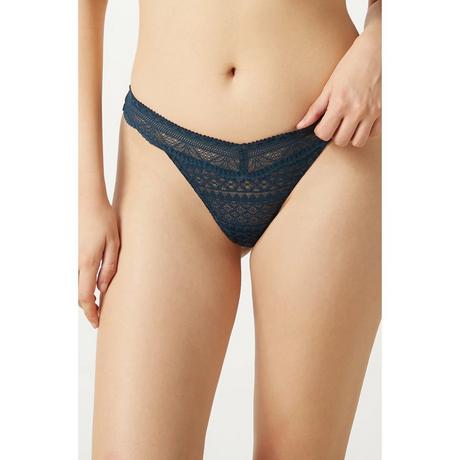 Etam Spitzen String Tanga  