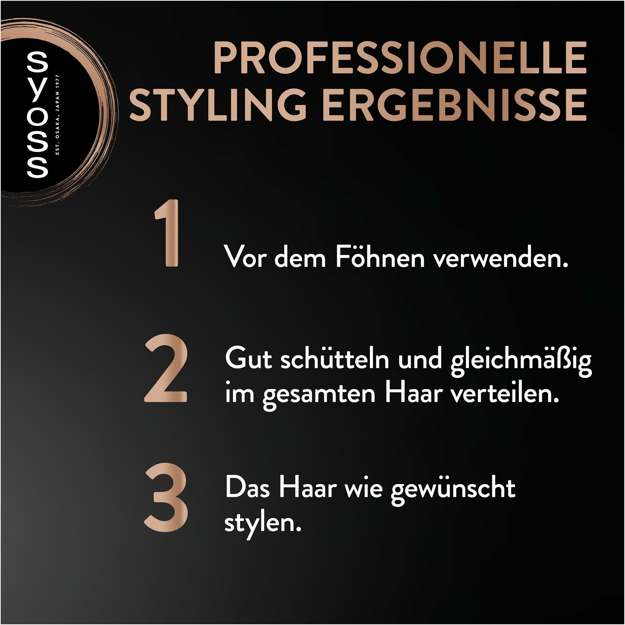 syoss  Spray protettivo per asciugacapelli Keratin & Volume 