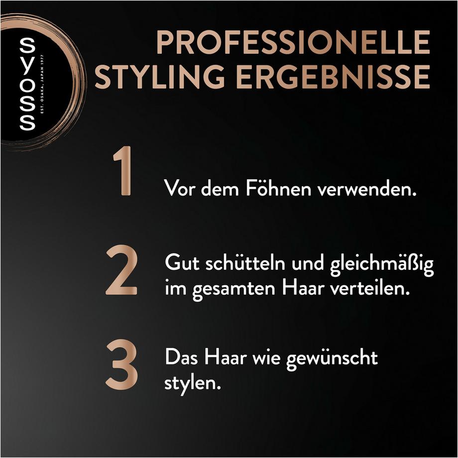 syoss  Föhnschutz-Spray Keratin & Volume 