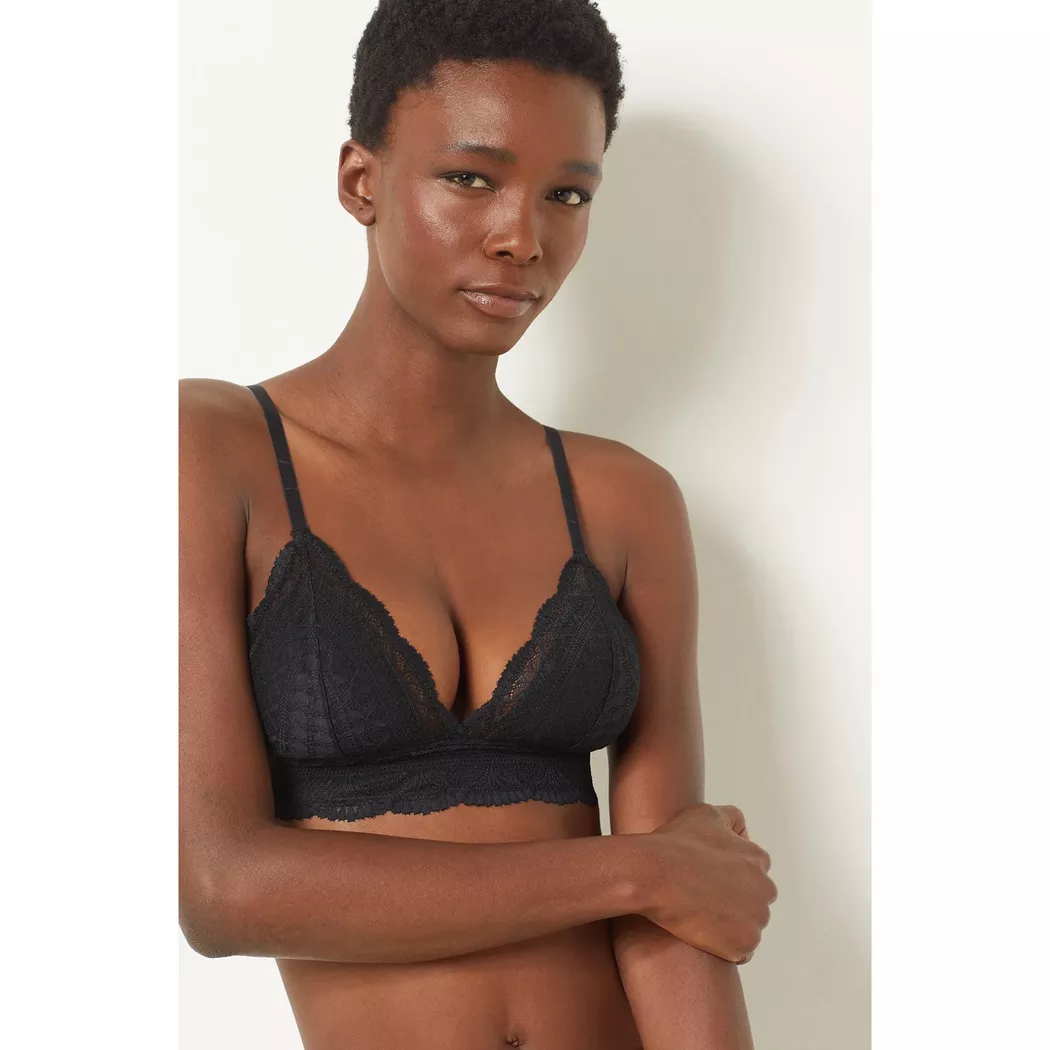 Etam - Triangle-BH, unwattiert, für Damen, Black, Größe 80B