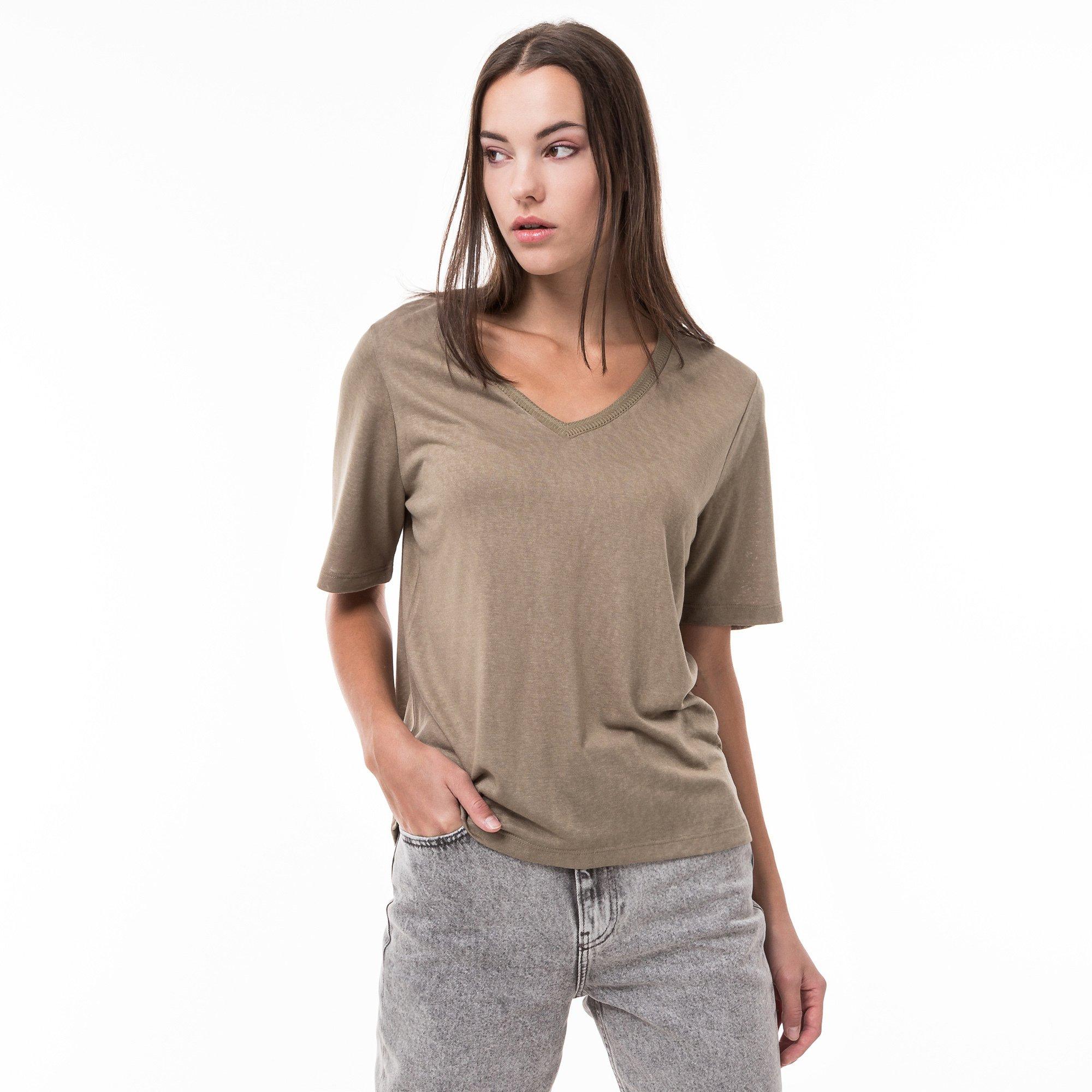 Image of Top Damen Khaki XS