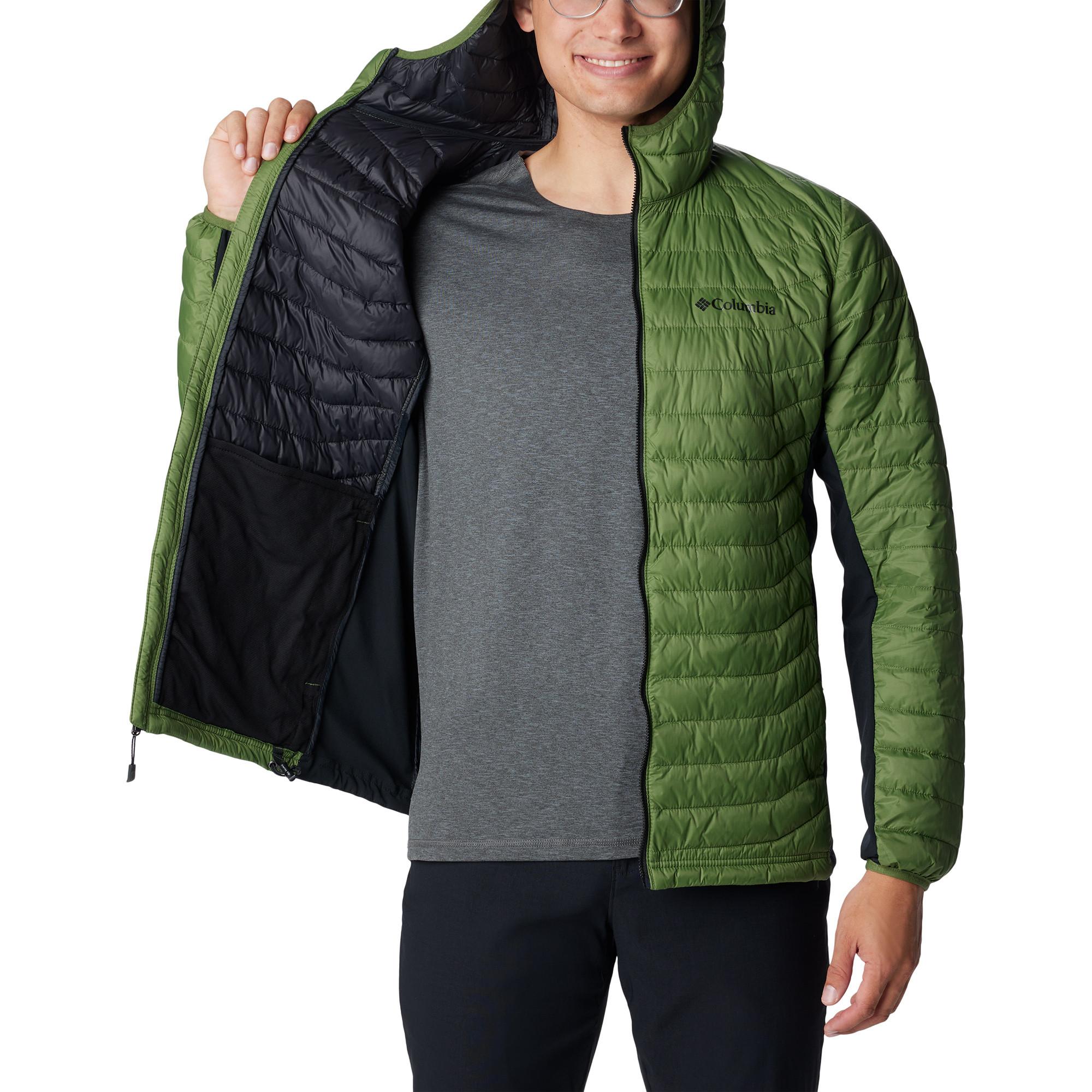 Columbia Powder Pass Jacke, Wattiert mit Kapuze 
