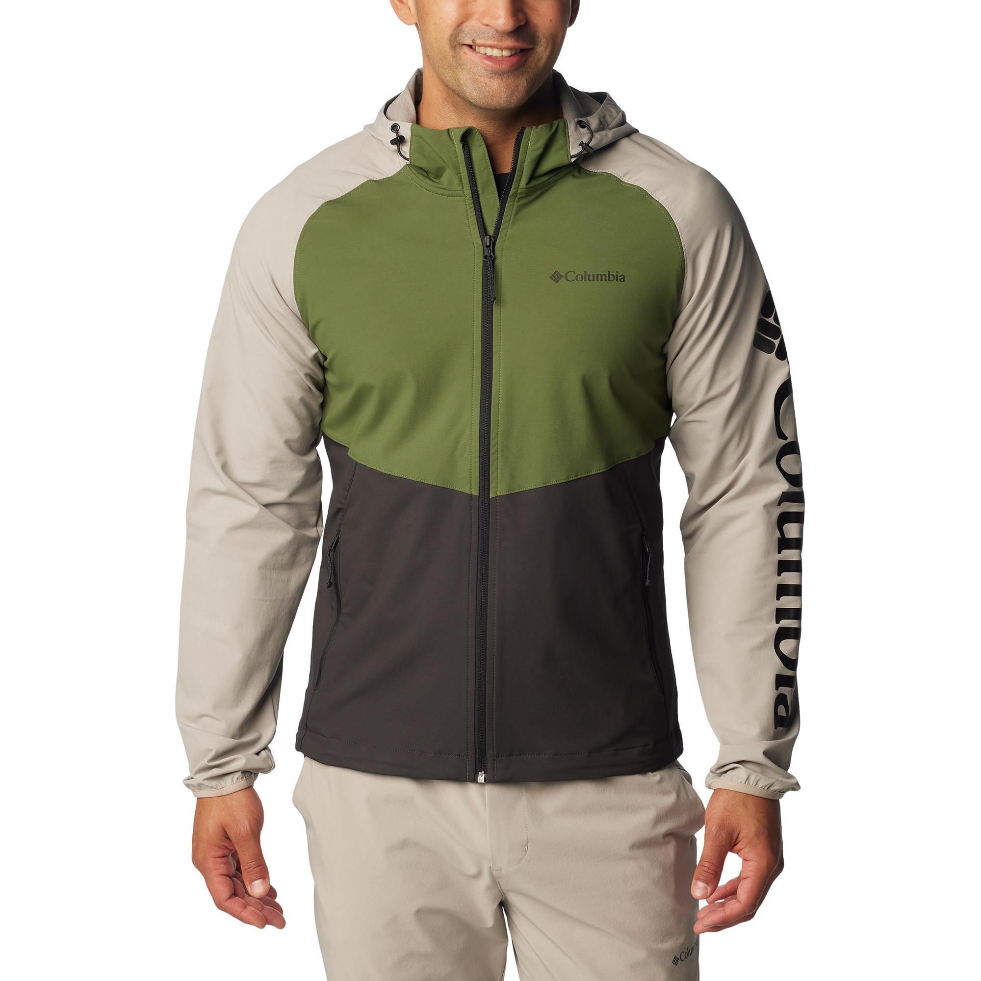 Image of Softshell-jacke Mit Kapuze Herren Dunkelgrün S