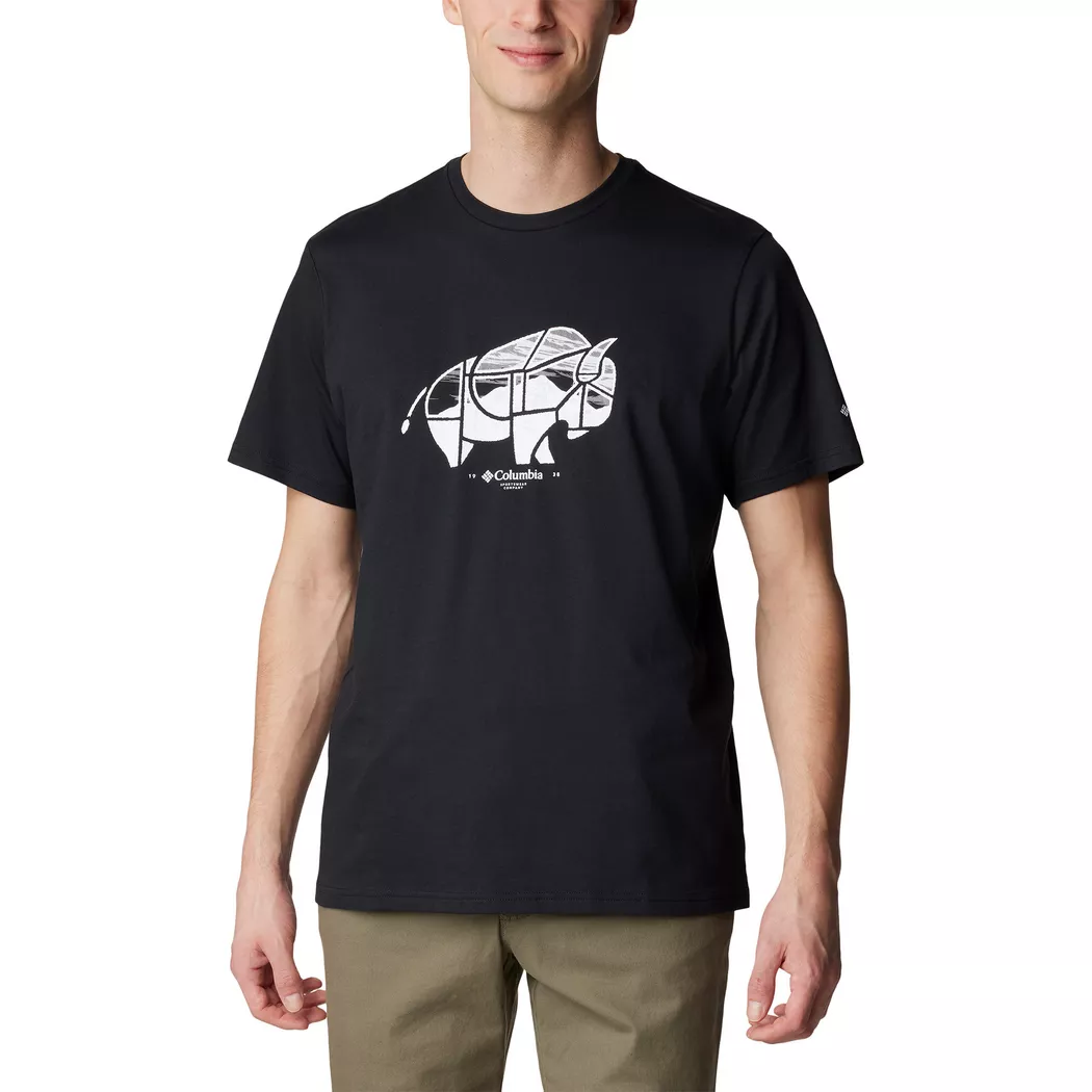 Columbia - T-Shirt, für Herren, Black, Größe XXL