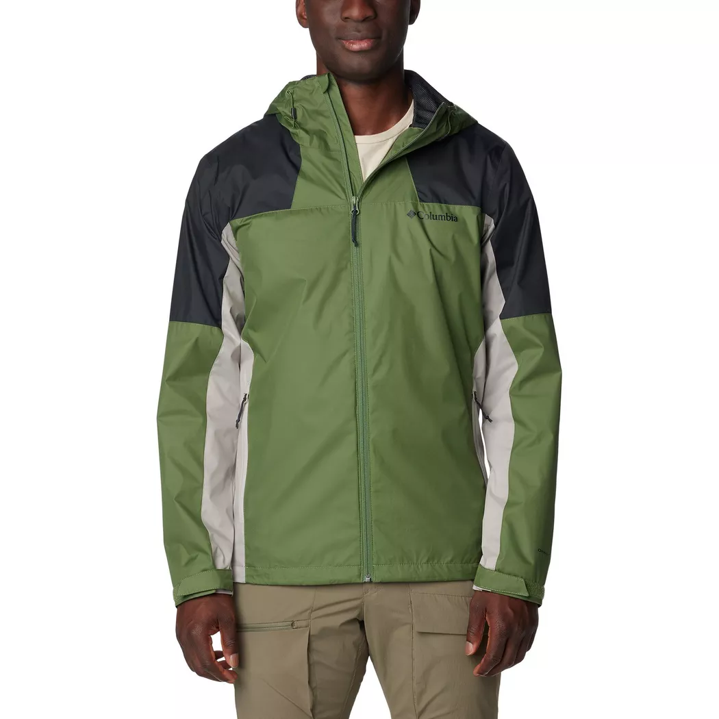 Columbia - Trekkingjacke mit Kapuze, für Herren, Dunkelgrün, Größe M