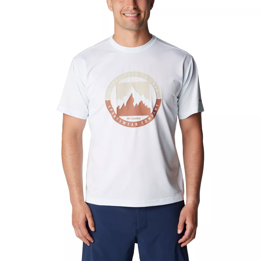 Columbia - T-Shirt, für Herren, Weiss, Größe XL