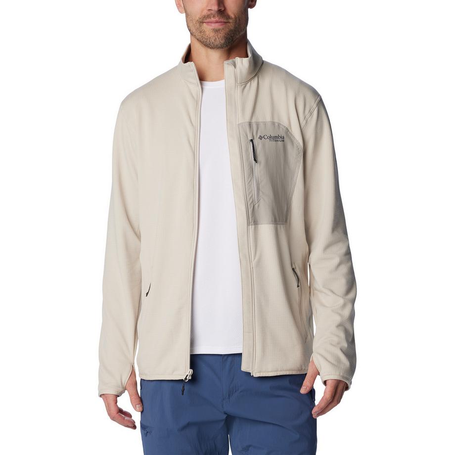 Columbia Triple Canyon Grid Fleece Full Zip Giacca di pile senza cappuccio 
