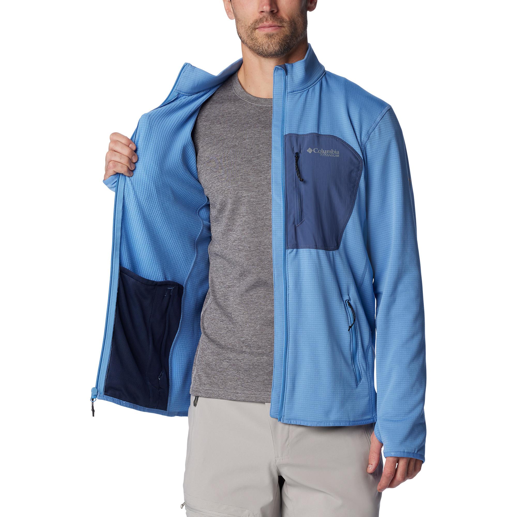Columbia Triple Canyon Grid Fleece Full Zip Giacca di pile senza cappuccio 