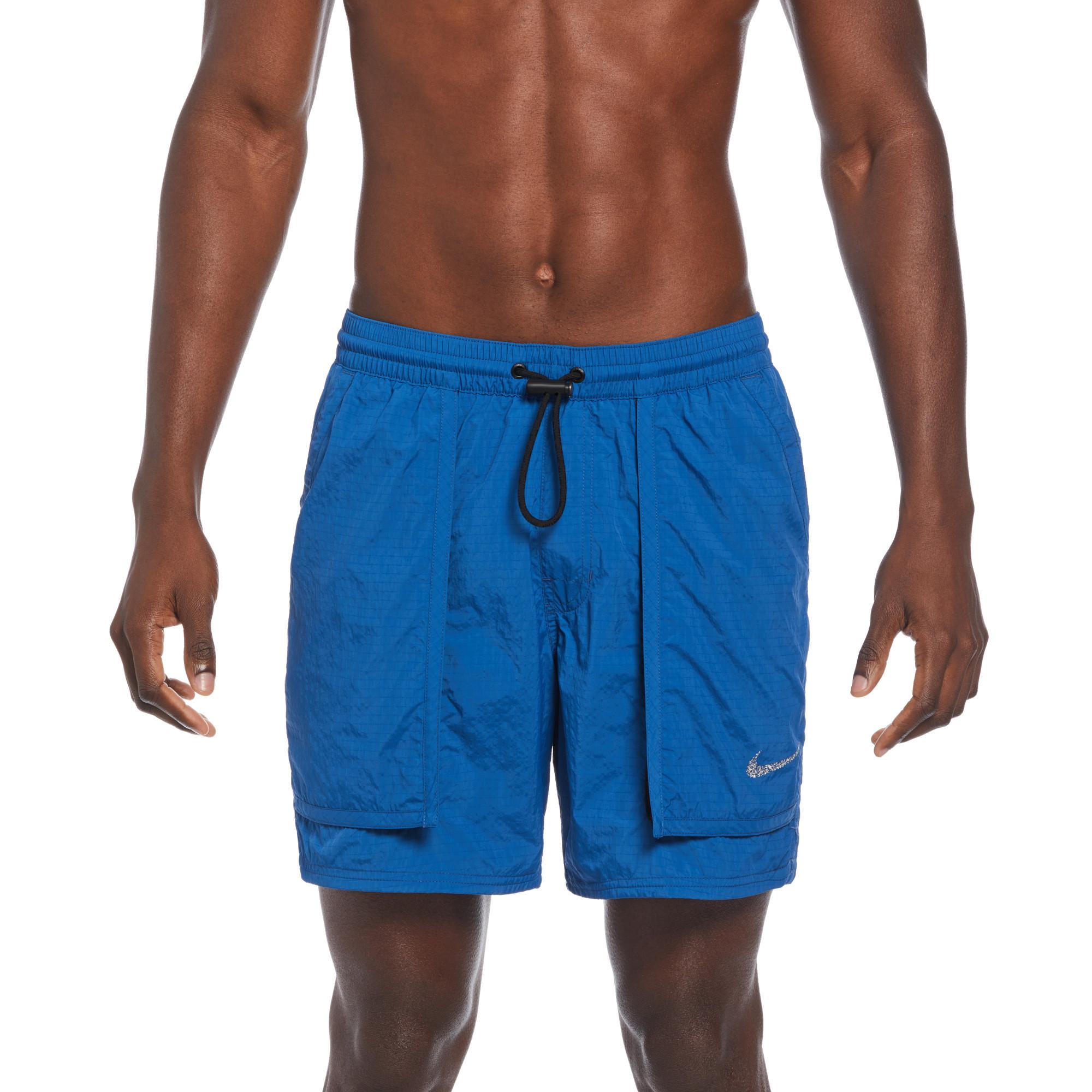 Image of Lange Badeshorts Herren Dunkelblau L