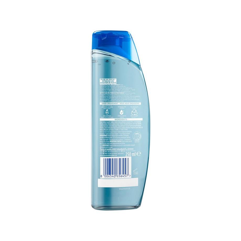 head & shoulders  Pure Erfrischung, mit Meeresmineralien, Anti-Schuppen Shampoo 