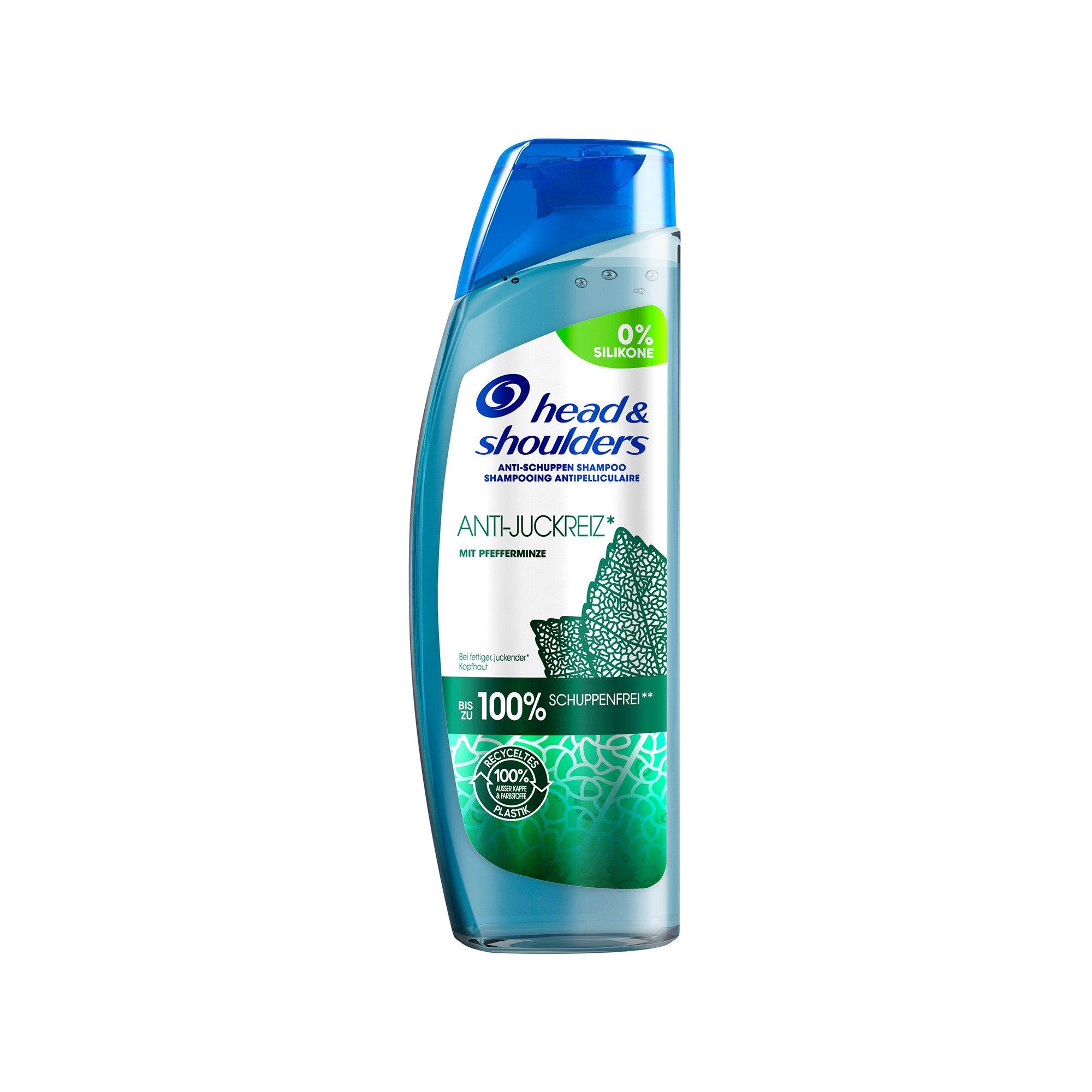 head & shoulders  Shampoo antiprurito con menta piperita, antiforfora 