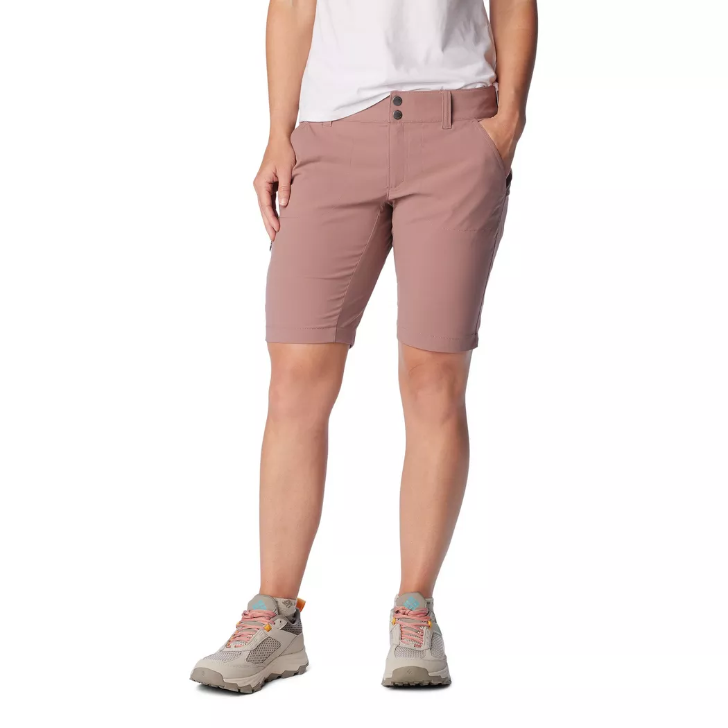 Columbia - Kurze Trekkinghose, Saturday Trail Long Short, 34, Flieder