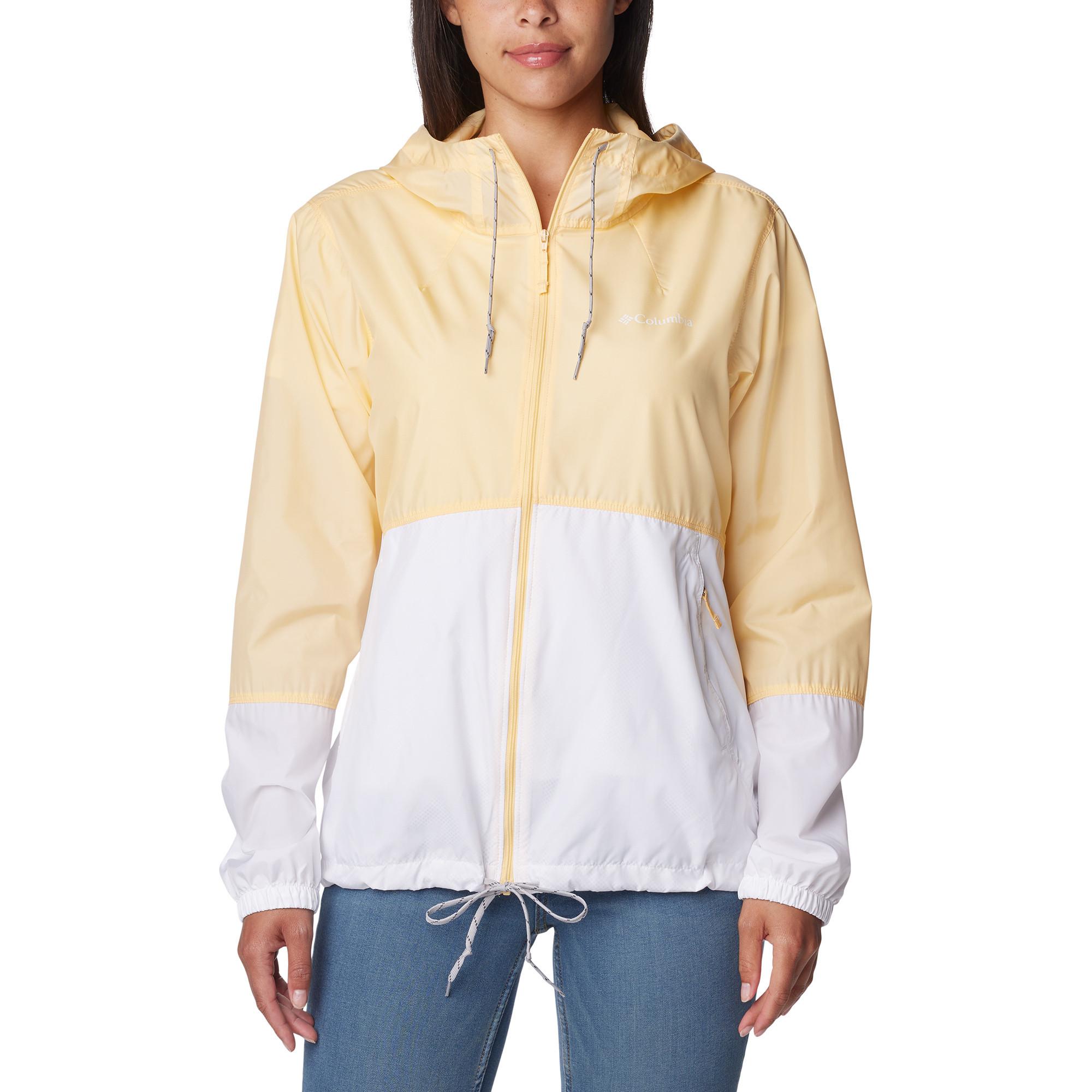 Image of Windjacke Mit Kapuze Damen Gelb L