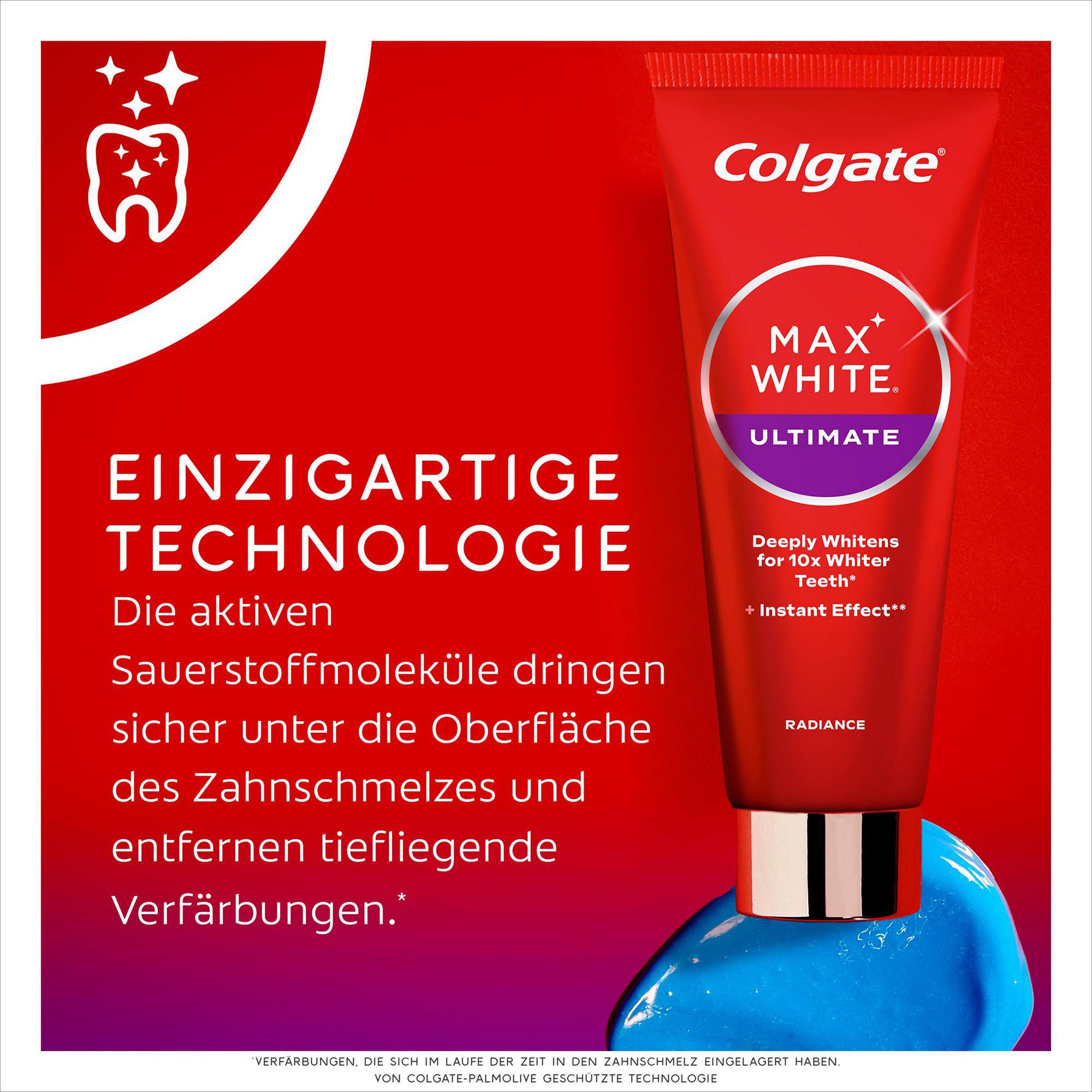 Colgate  Max White Ultimate Radiance Dentifrice 