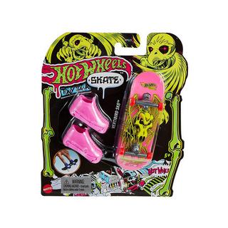 Hot Wheels  Skate Neon Bones TH Fingerboard + Shoe, assortiment aléatoire 