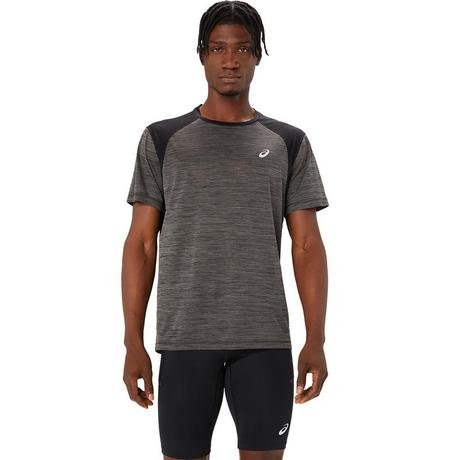 asics ROAD T-shirt, col rond, manches courtes 