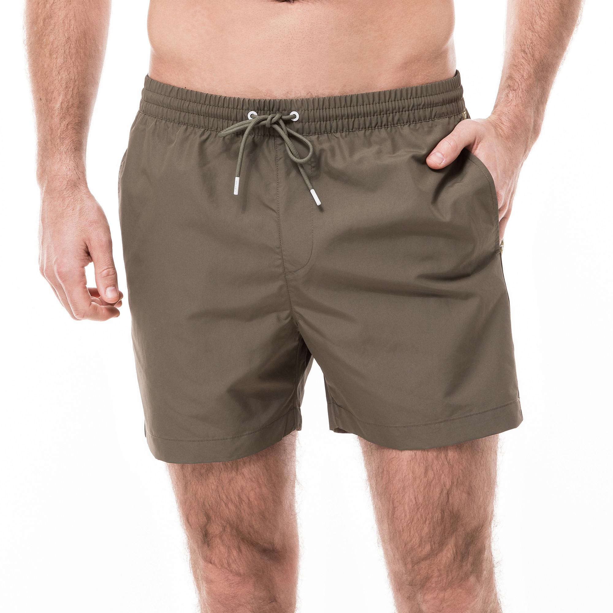 Image of Badeshorts Herren Olivegrün XXL