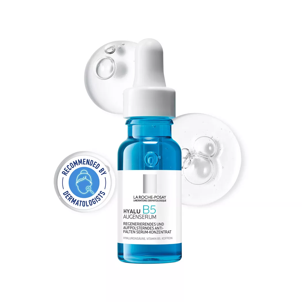 La Roche-Posay Hyalu B5 Sérum Yeux Anti-Rides à l'Acide Hyaluronique 15 ml - Flacon-Pompe 15 ml