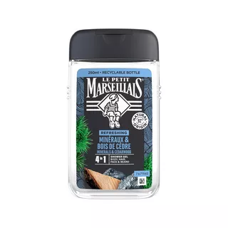 LE PETIT MARSEILLAIS  Gel doccia da uomo con minerali e legno di cedro 