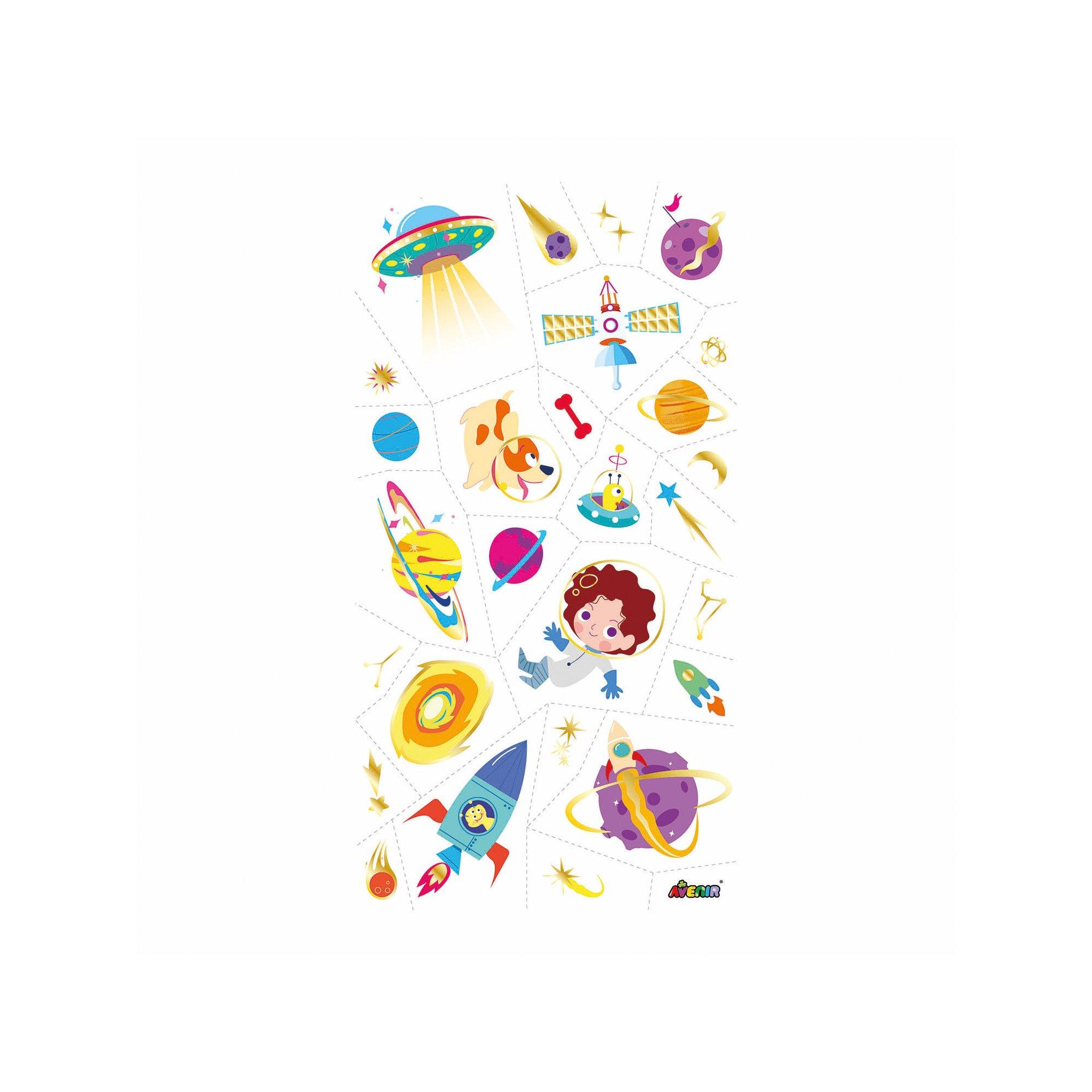 Avenir  Tattoos Sticker Weltraum 