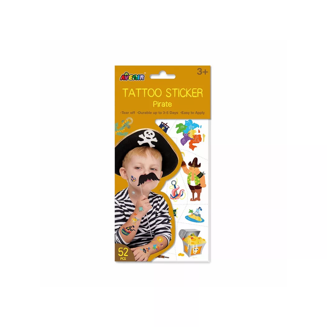 Avenir - Tattoos Sticker Pirat, Multicolor