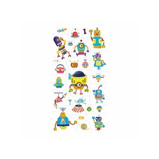 Avenir  Tatouages sticker Robot 