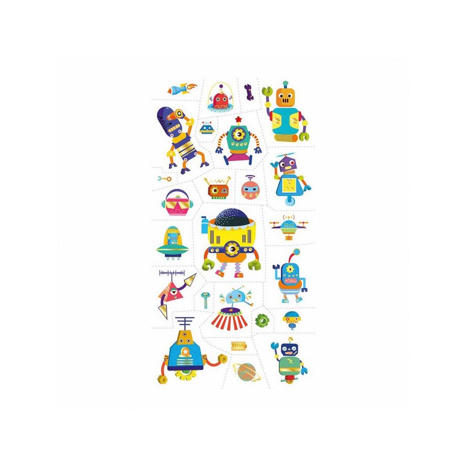 Avenir  Tatuaggi sticker Robot 