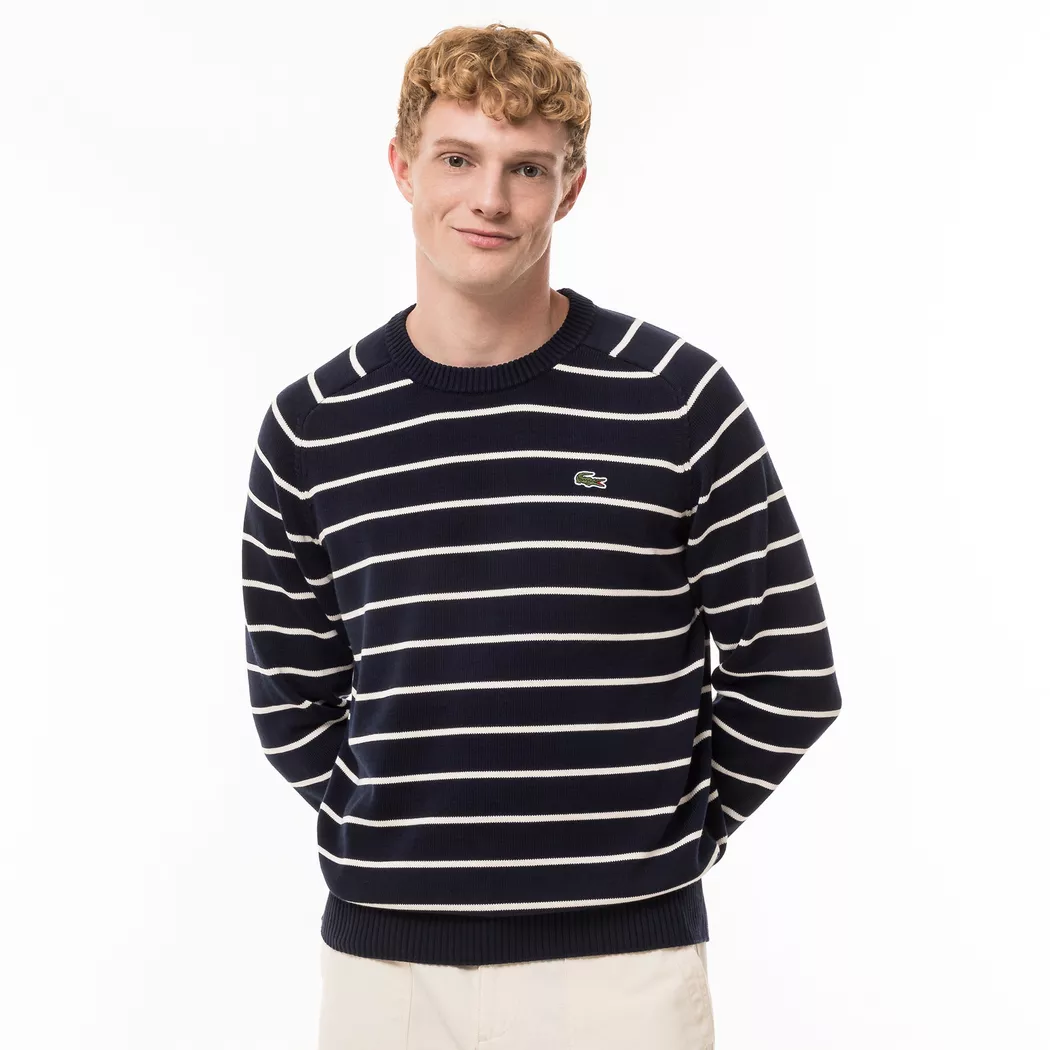Pull LACOSTE Homme couleur Bleu Marine 7 3