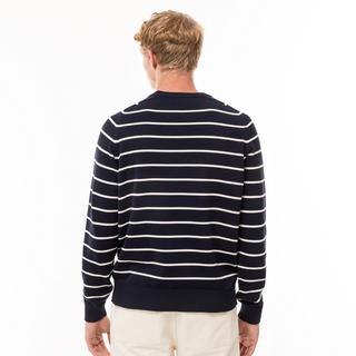 LACOSTE Maglione Girocollo a Righe  