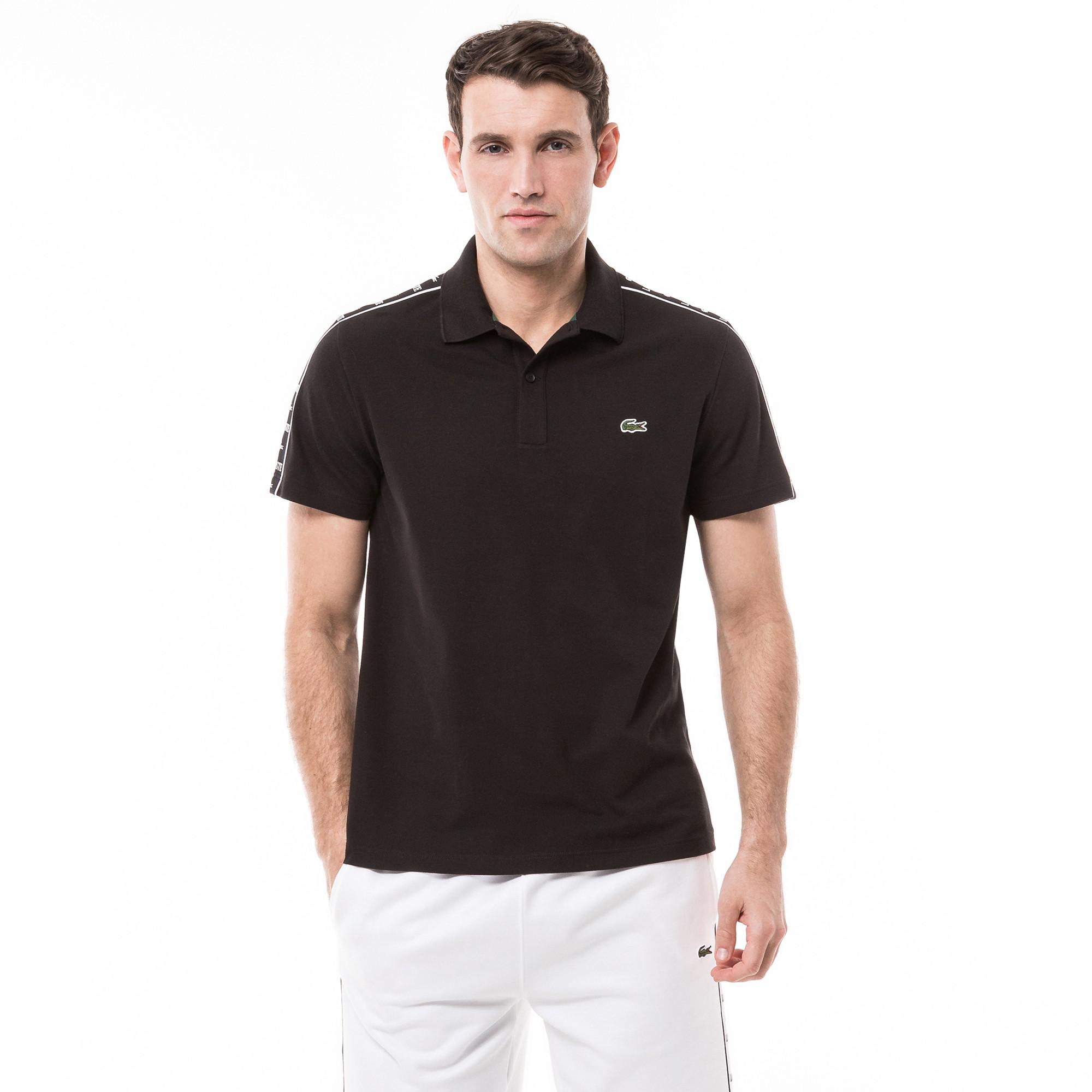 Image of Poloshirt, Kurzarm Herren Noir T5