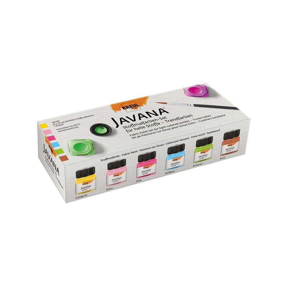 C. Kreul Stoffmalfarbe TEX Creativ-Set Sunny FreshColors 