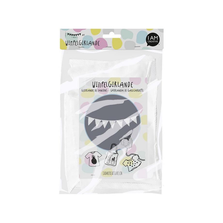 I am Creative Baumwollstoff Wimpel 