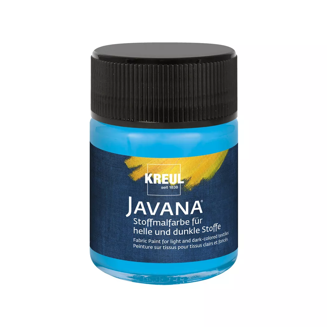 KREUL Javana Stoffmalfarbe, 50 ml - Hellblau