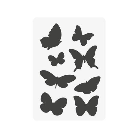 I am Creative Schablone Kids A5, Schmetterlinge 