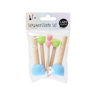 I am Creative Schwammstempel bunt, Set 6 Stk. 