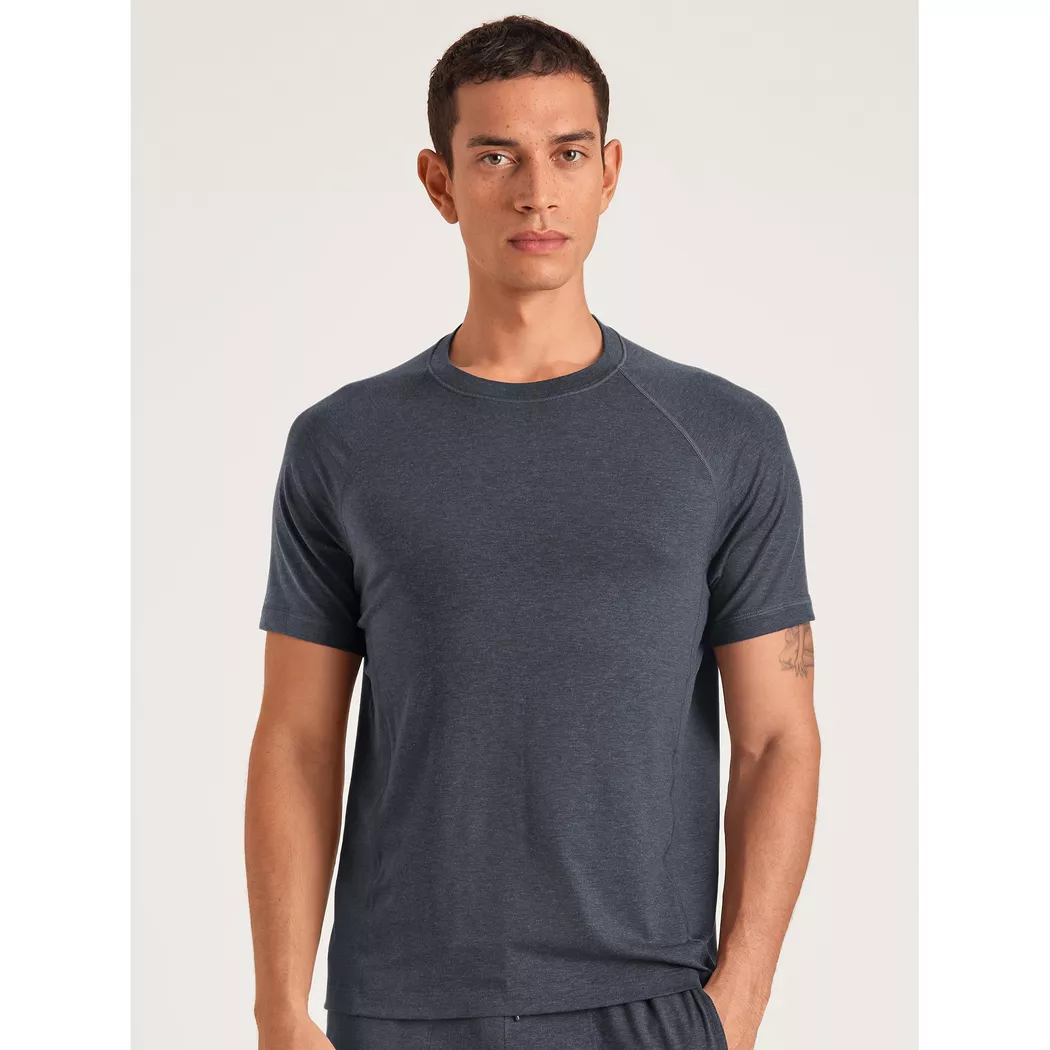 Calida - T-Shirt, für Herren, Anthrazit, Größe L