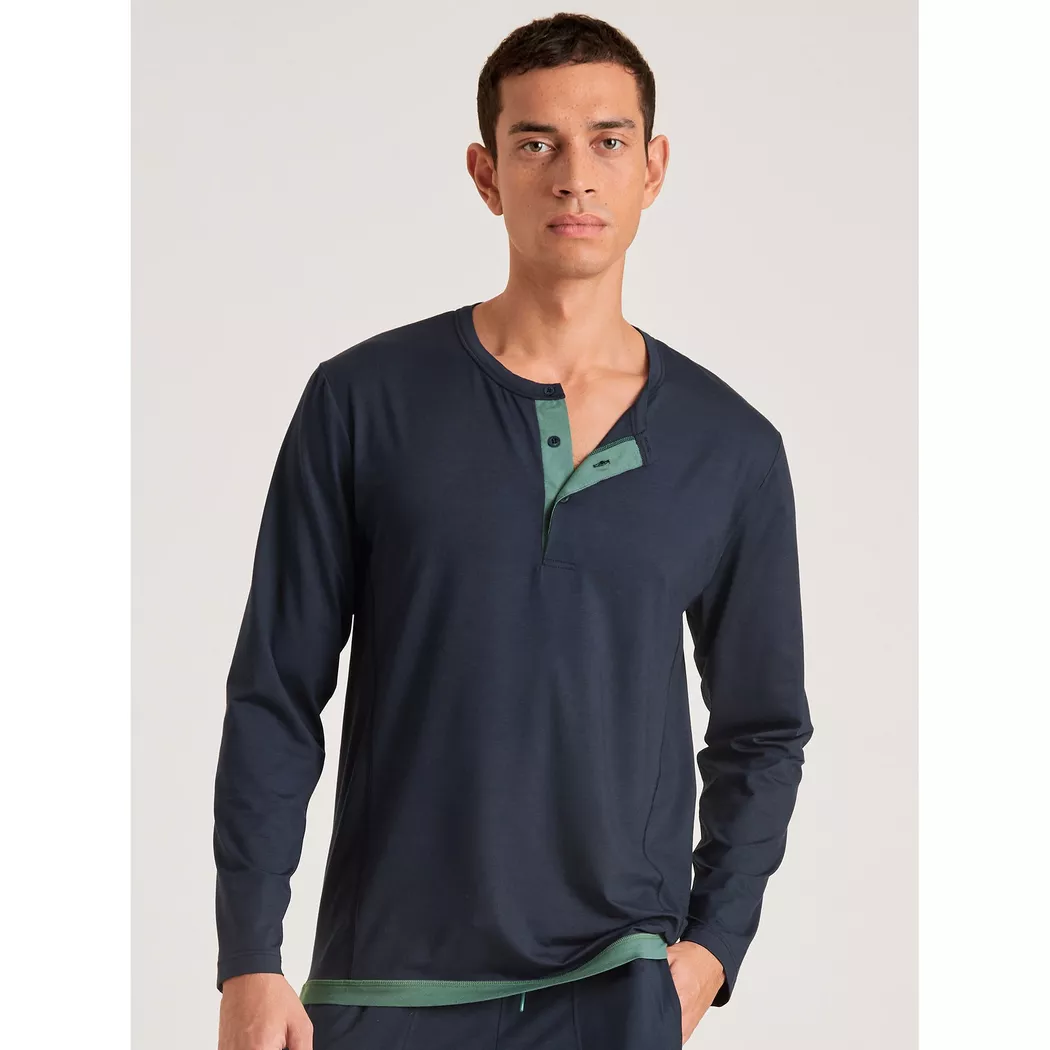 Calida - T-Shirt, für Herren, Dunkelblau, Größe XL